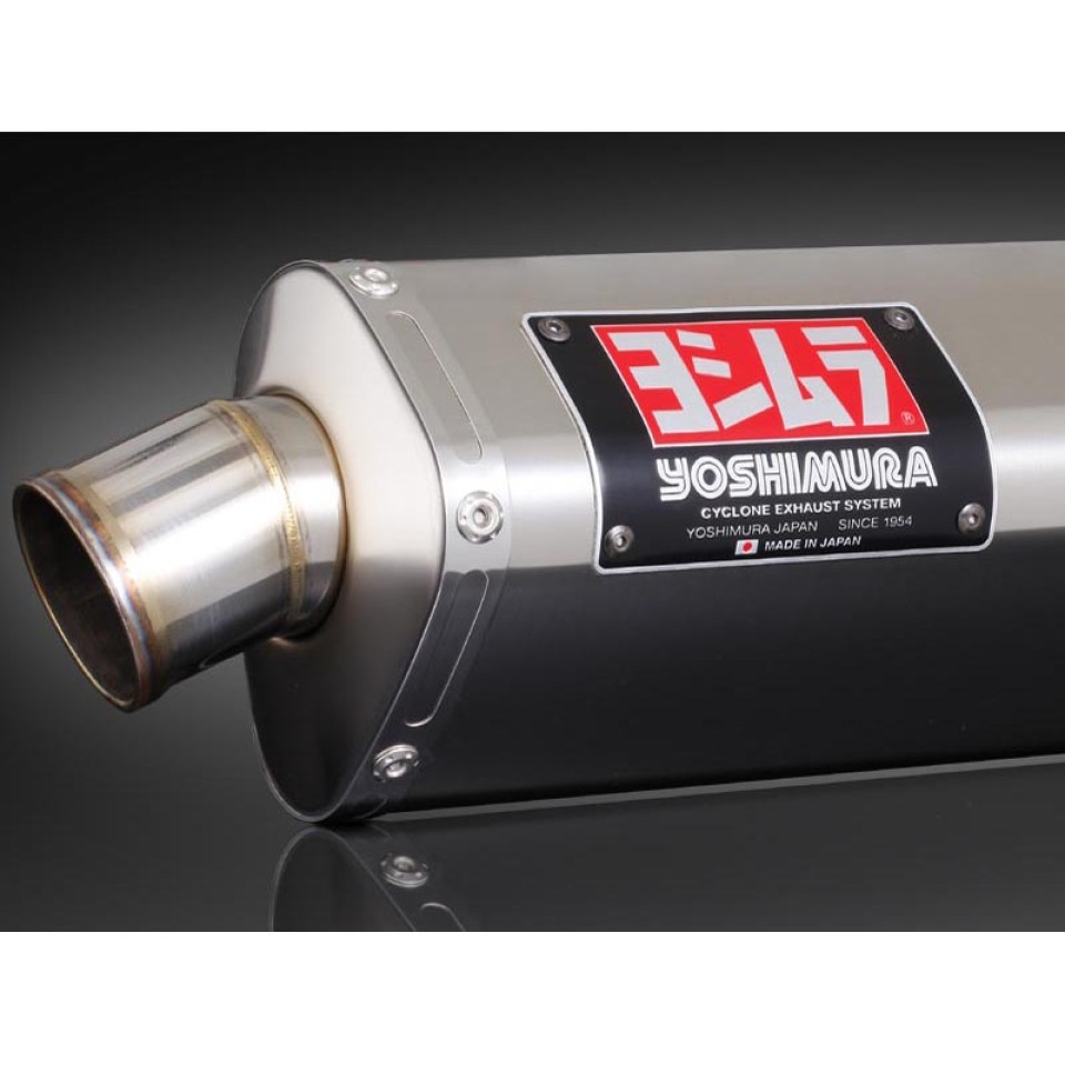 Yoshimura Street Sports Full System Tri-Cone Carbon End / Tri-Oval